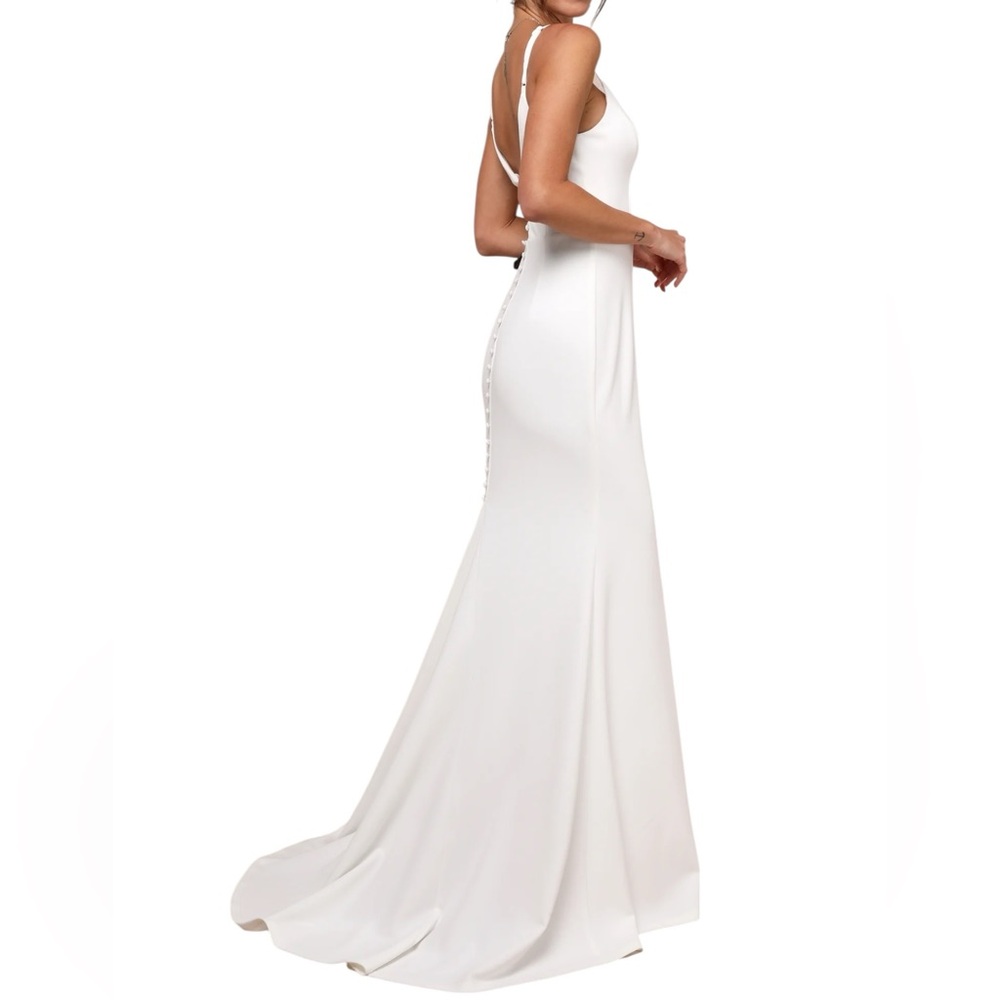 Lulus Feeling of Forever White Sleeveless Mermaid Maxi Dress - Picture 3 of 13